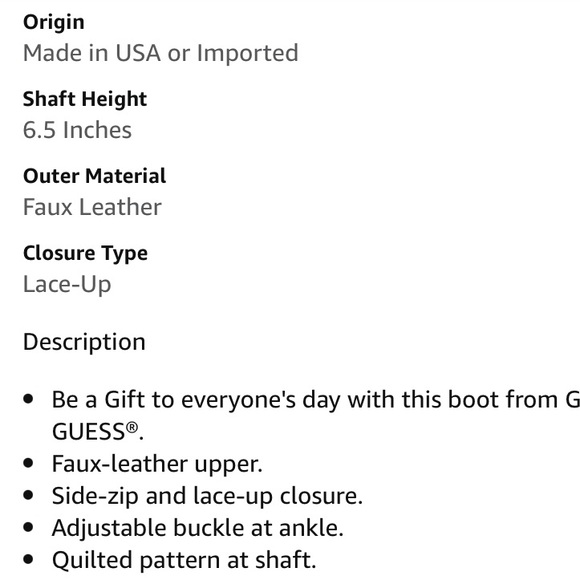 EUC GBG G by Guess Camel Quilted Leather Platform Booties Lace Up Boots - Picture 5 of 11